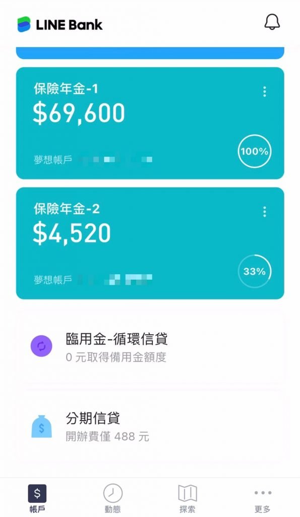 LINE Bank 臨用金 循環信貸