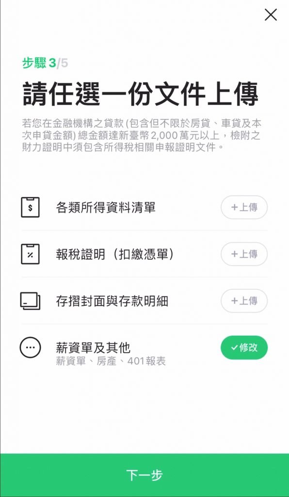 LINE Bank 臨用金 循環信貸