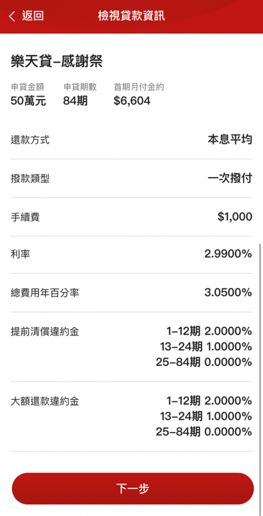 樂天貸_26_確認貸款資訊